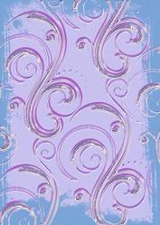 Snow Scene Village Swirls Backing Paper