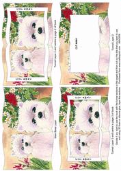 Beautiful Westies Tunnel Book Sheet
