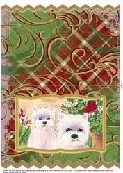 Beautiful Westies Wavy Edge Book Card