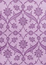 Lilac Floral Entwined Embossed A4 Backing Paper