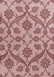 Dusky Pink Floral Entwined Embossed A4 Backing Paper