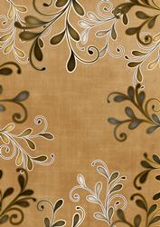 Vintage Tea Coloured Gold Swirl A4 Backing Paper