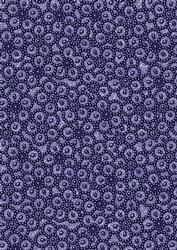 Blue Dark Beaded Flower A4 Backing Paper