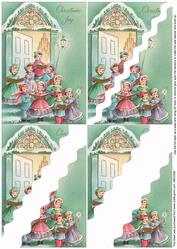 Carol Singers Retro Corner Wavy Side Stacker