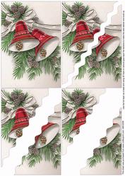 Christmas Fir Bells Wavy Corner Side Stacker