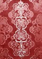 Red Embossed Silver Metallic A4 Backing Paper