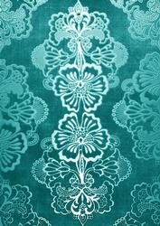 Teal Embossed Silver Metallic A4 Backing Paper