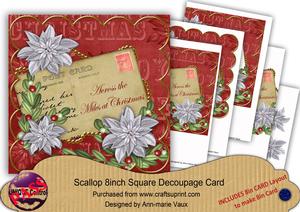 Sil Poinsettia Red Across Miles 8in Xtreme Cf Kit