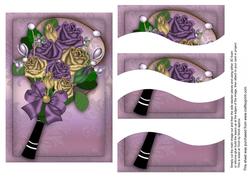 Lilac Fan 7x5in Swirvey Top Bottom Stacker