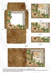 Winter Tale Bronze Mini Card Envelope Bottom Stacker Aio