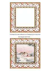 Pink Church Pink Anglaise 5in Card Front and Shaker Frame