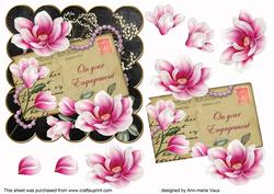 Blackpink Magnolia Your Engagement 6in Scallop Step by Step