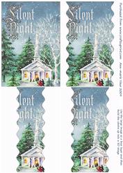 Silent Night Church Wavy Centre Stacker