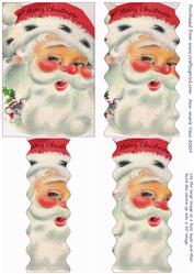 Santa and Mouse Wavy Centre Stacker