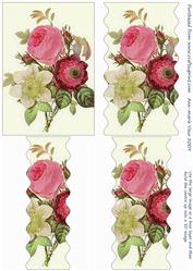 Rose Flower Bunch Wavy Centre Stacker