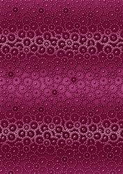 Cerise Metallic Beaded Flower A4 Backing Paper