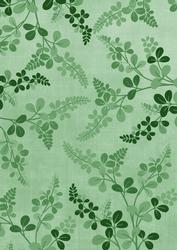 Mid Green Oriental Fern A4 Backing Paper