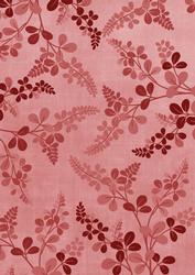 Red Oriental Fern A4 Backing Paper