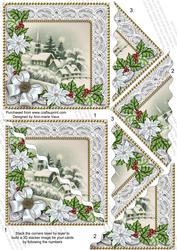 Dream Church Ice 5in Scallop Triangle Corner Stacker