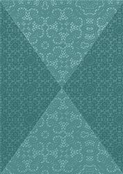 Dusky Teal Lace Quad Angle A4 Backing Paper