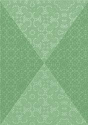 Mint Green Lace Quad Angle A4 Backing Paper