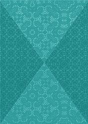 Teal Lace Quad Angle A4 Backing Paper