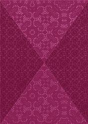 Cerise Lace Quad Angle A4 Backing Paper