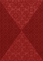 Dark Red Lace Quad Angle A4 Backing Paper