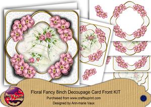 Wedding Bells Fancy Picture 8in Decoupage Cf Kit