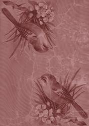 Dusky Pink Bird Duo A4 Backing Paper