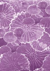 Lilac Oriental Lily Pad A4 Backing Paper