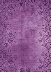 Lilac Snowflake Dark Border A4 Backing Paper