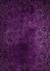 Purple Snowflake Dark Border A4 Backing Paper