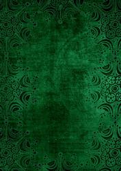 Dgreen Snowflake Dark Border A4 Backing Paper