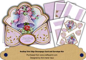Wedding Bells Lilac Wedding Bells Scallop Trio Kit