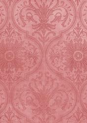 Pink Flower Damask Emboss Lights A4 Backing Paper