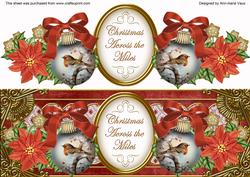 Red Robin Bauble Across the Miles Large Dl Topper