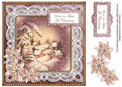 Snowy Village Son in Law 8in Sentiment Topper