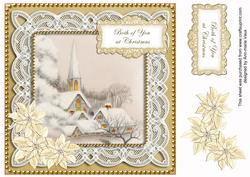 Ice Church Both of You 8in Sentiment Topper