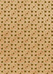 Borange Ditsy Heart Gold A4 Backing Paper