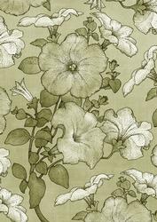 Olive Allover Large Flora A4 Backing Paper
