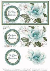 Dteal Magnolia Your Graduation Dl Decoupage Topper