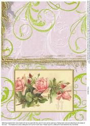 Rose Birthday Fold Back Card