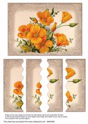 Pretty Floral Wavy Side Stacker