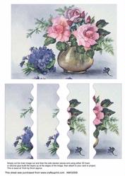 Rose Vase Wavy Side Stacker