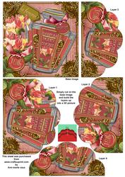 Honeysuckle 18th Perfume 5in Scallop Bottom Stacker