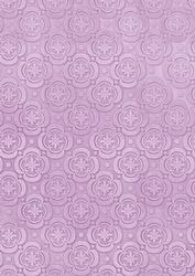 Lilac Floral Medallion A4 Backing Paper