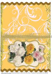 Chrystanths Bracket Wavy Edge Card