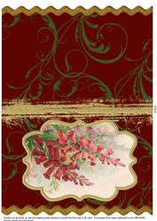 Foxgloves Bracket Wavy Edge Card