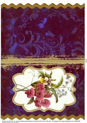 Sweet Pea Bracket Wavy Edge Card